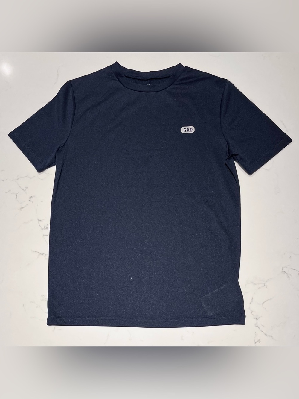 GAP Men's Navy Short Sleeve Logo Tee